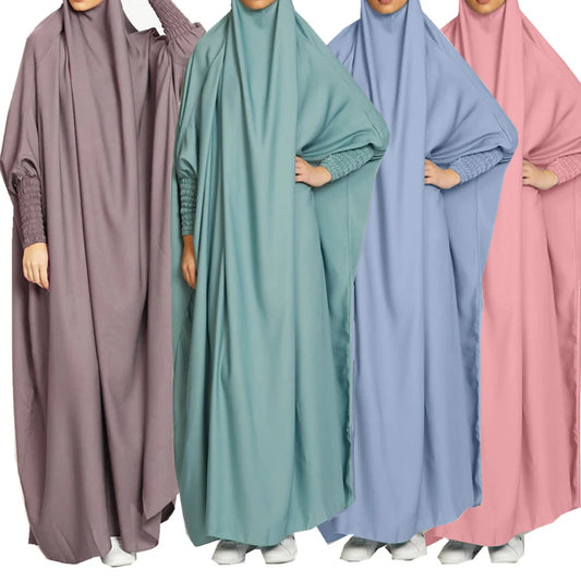 somali xijaab best Hooded Abaya Muslim Women Prayer Garment best Hijab Dress Arabic Robe Overhead Kaftan Khimar Jilbab Eid Ramadan Gown Islamic Clothes