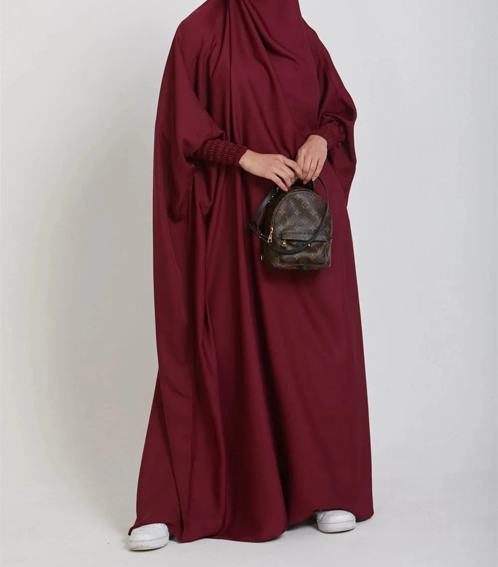somali xijaab best Hooded Abaya Muslim Women Prayer Garment best Hijab Dress Arabic Robe Overhead Kaftan Khimar Jilbab Eid Ramadan Gown Islamic Clothes