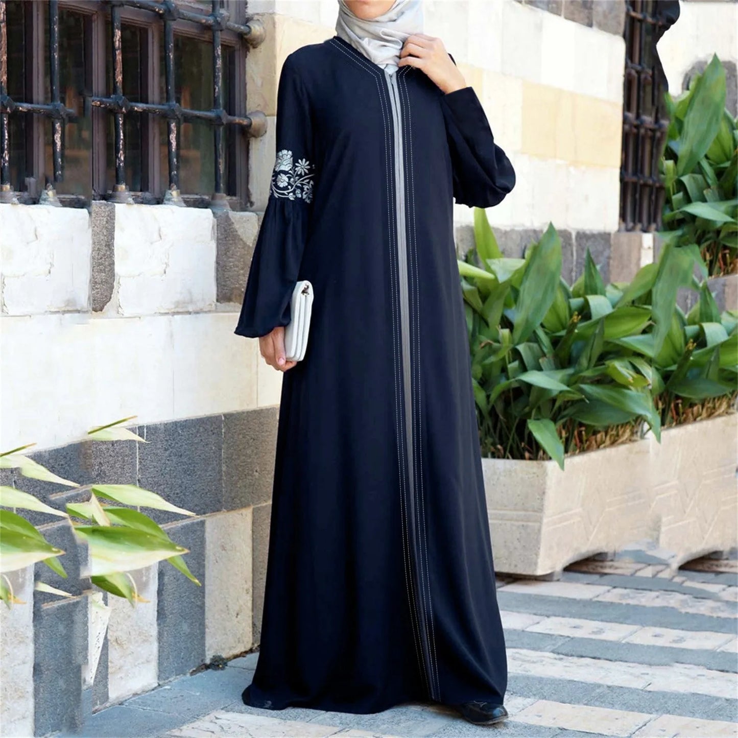 Maxi Abaya Dresses Vintage Islamic Dress somali dress Floral Printed Long Solid Women Muslim Kaftan Muslim Clothes Burka 2023 New Arrival